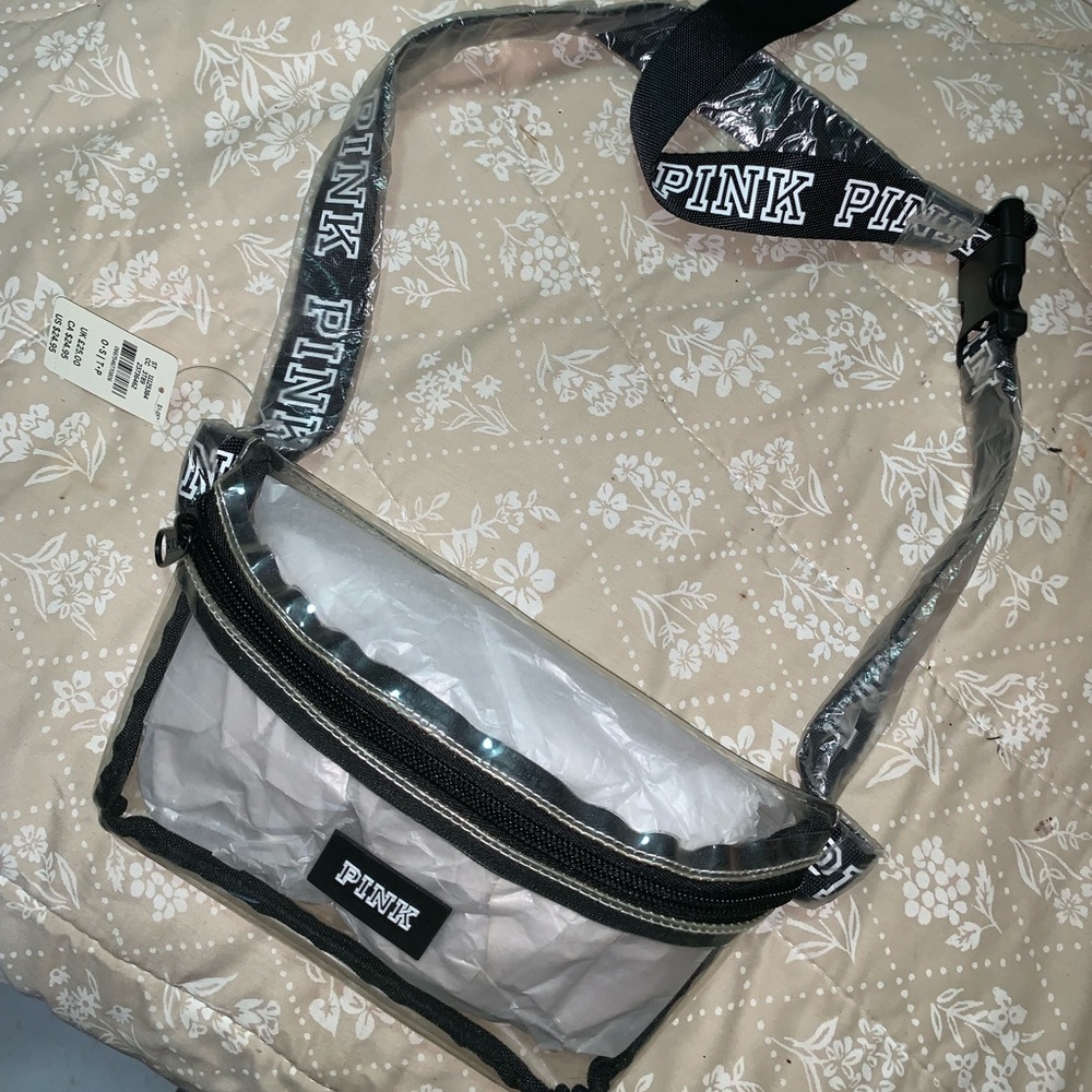 Clear Victoria’s Secret Pink Fanny Pack